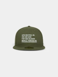 ALPHA INDUSTRIES X NEW ERA 59FIFTY CAGE CODE HAT