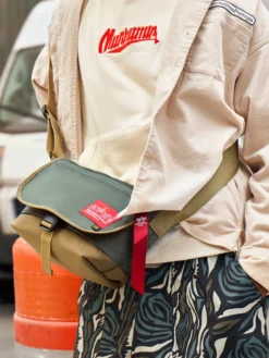 ALPHA X MANHATTAN PORTAGE NYLON MESSENGER BAG SM
