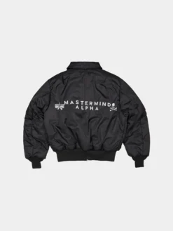 ALPHA X MASTERMIND REVERSIBLE FAUX MOUTON B-15 FLIGHT JACKET