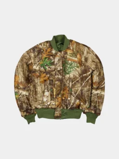 ALPHA X NEW ERA X REALTREE CAMO MA-1 BOMBER JACKET