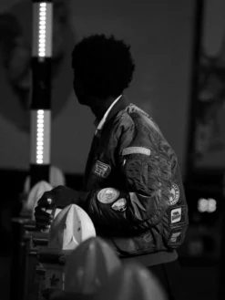 BUNNEY X ALPHA MA-1 BOMBER JACKET