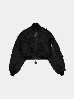 CECILIE BAHNSEN X ALPHA MA-1 LASER CUT BOMBER