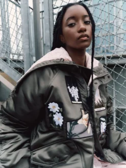 CECILIE BAHNSEN X ALPHA N-2B PATCH PARKA