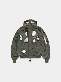 CECILIE BAHNSEN X ALPHA N-2B PATCH PARKA