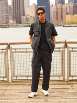 CONVERTIBLE CARGO PANT (BLACK)