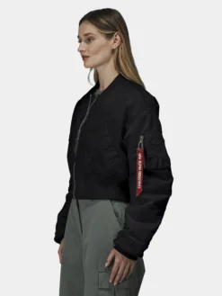 CROPPED MA-1 FLIGHT JACKET WOMENS