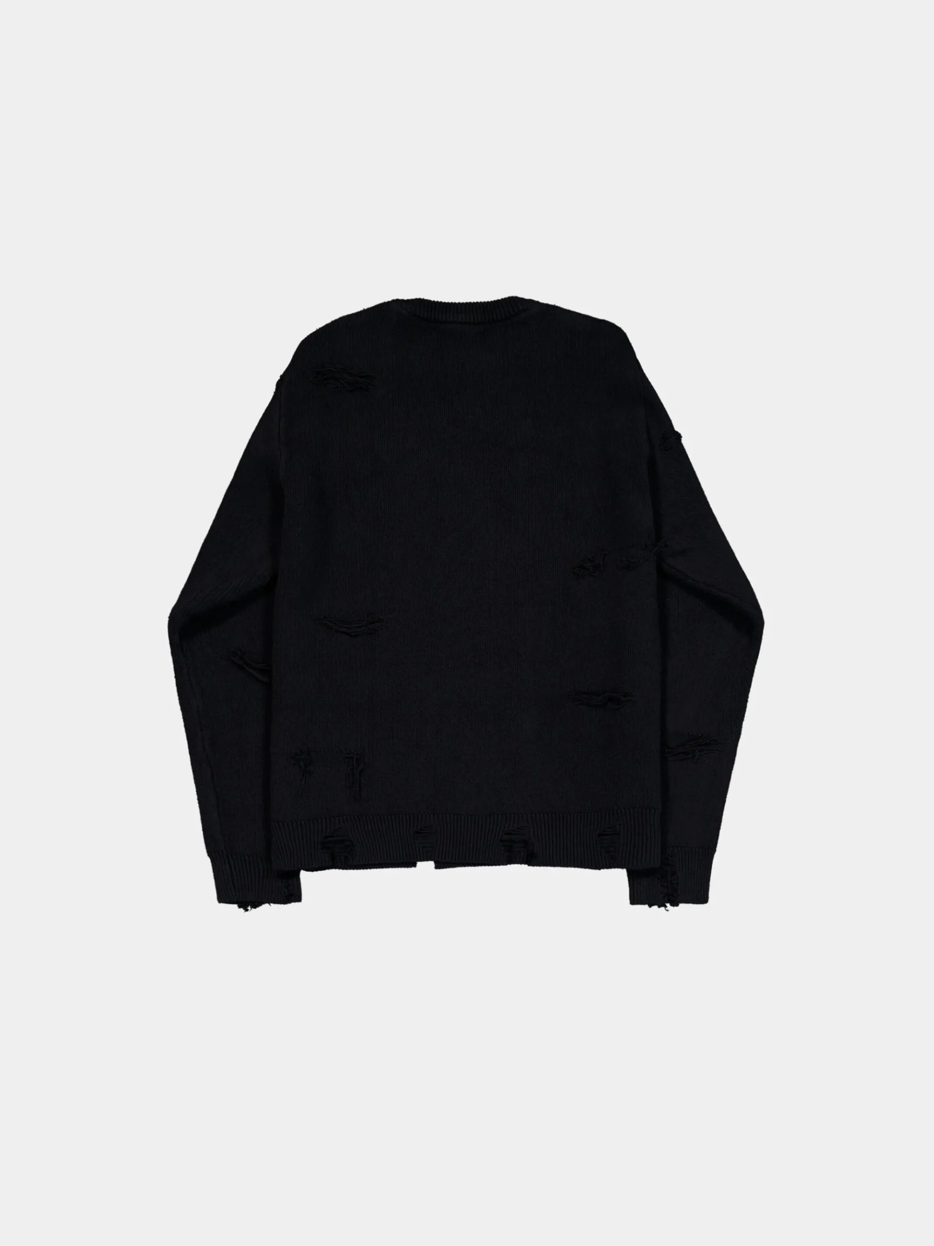 DISTRESSED LOGO PULLOVER