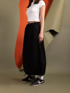 DRAWCORD SKIRT WOMENS (BLACK)