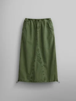 DRAWCORD SKIRT WOMENS (OG-107 GREEN)