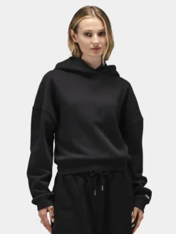 ESSENTIAL CROPPED HOODIE WOMENS