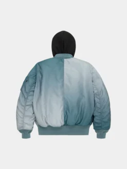 GRADIENT WASHED FLIGHT JACKET
