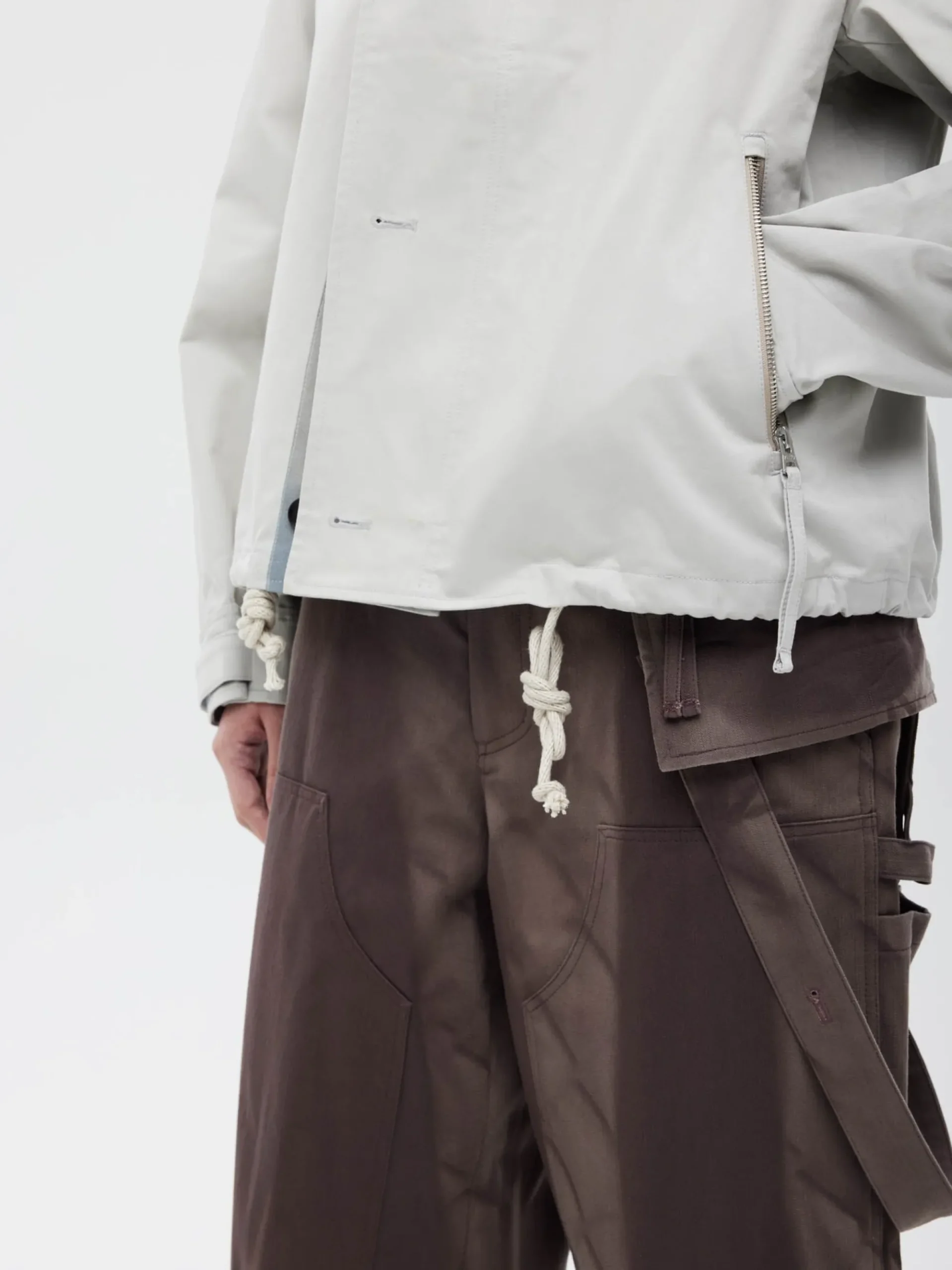 JIYONG KIM X ALPHA SUN BLEACHED WIDE COLLAR