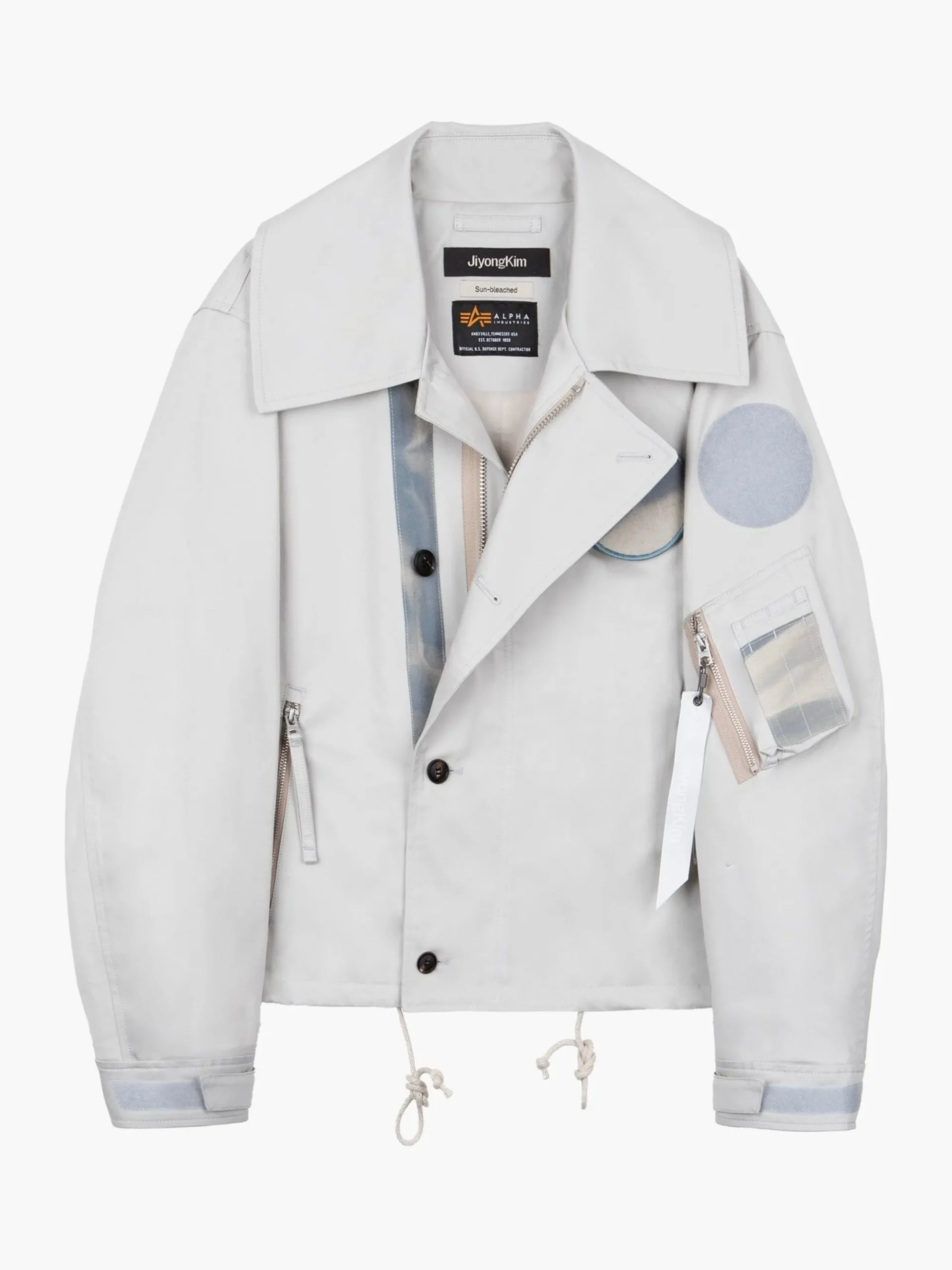 JIYONG KIM X ALPHA SUN BLEACHED WIDE COLLAR