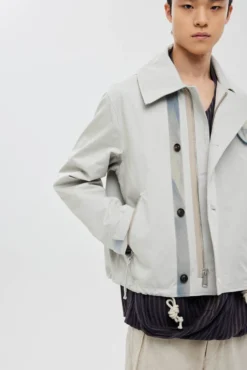 JIYONG KIM X ALPHA SUN BLEACHED WIDE COLLAR