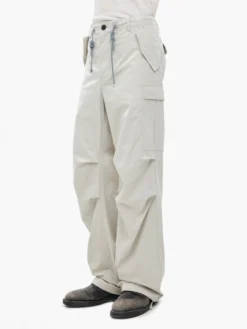 JIYONG KIM X ALPHA SUN BLEACHED MULTI POCKET PANT