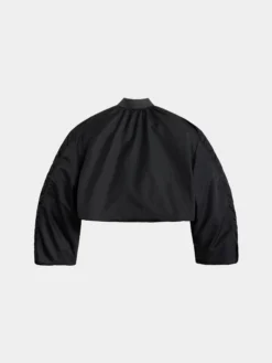 KNIT RIB MA-1 FLIGHT JACKET WOMENS