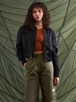 L-2B CROPPED GEN II BOMBER JACKET WOMENS