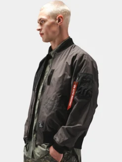 L-2B RELAXED PATCHWORK FLIGHT JACKET