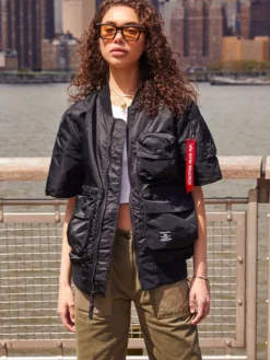L-2B SHORT SLEEVE BOMBER JACKET