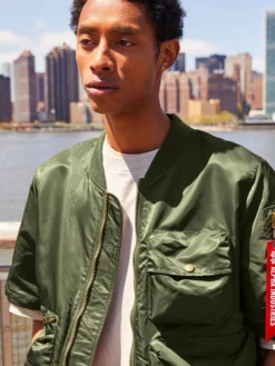 L-2B SHORT SLEEVE BOMBER JACKET