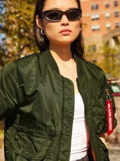 L-2B SHORT SLEEVE BOMBER JACKET