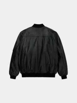 LEATHER MA-1 FLIGHT JACKET