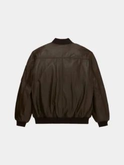 LEATHER MA-1 FLIGHT JACKET (ESPRESSO)