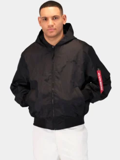LOGO L-2B HOODED HUNTER FLIGHT JACKET