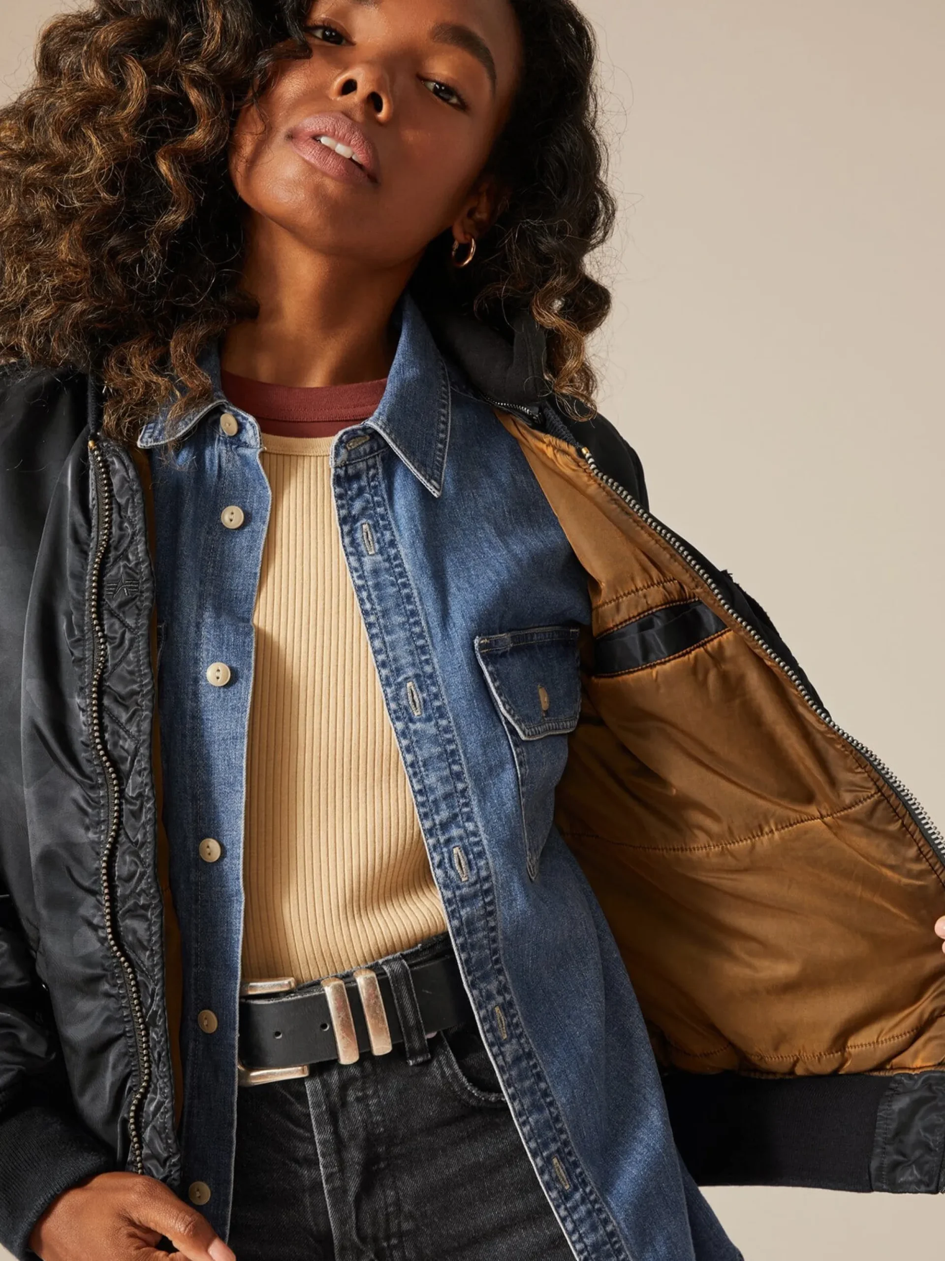 MA-1 HOODED BATTLEWASH BOMBER JACKET