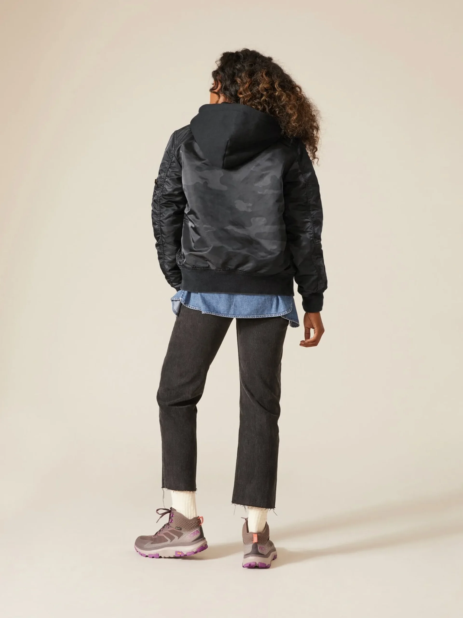 MA-1 HOODED BATTLEWASH BOMBER JACKET