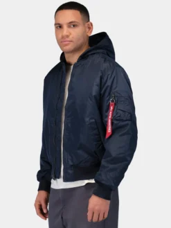 MA-1 HOODED OXFORD FLIGHT JACKET