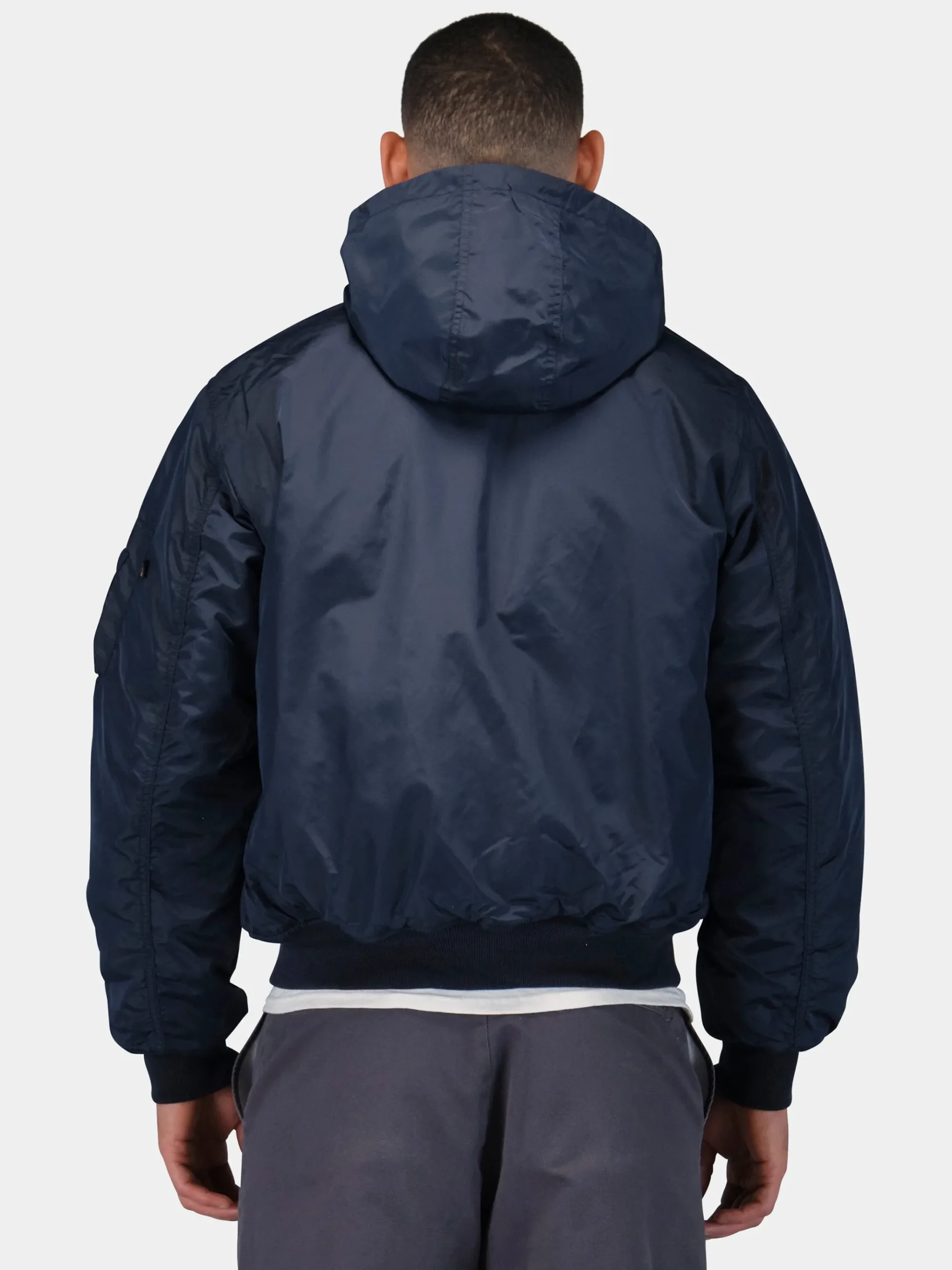 MA-1 HOODED OXFORD FLIGHT JACKET