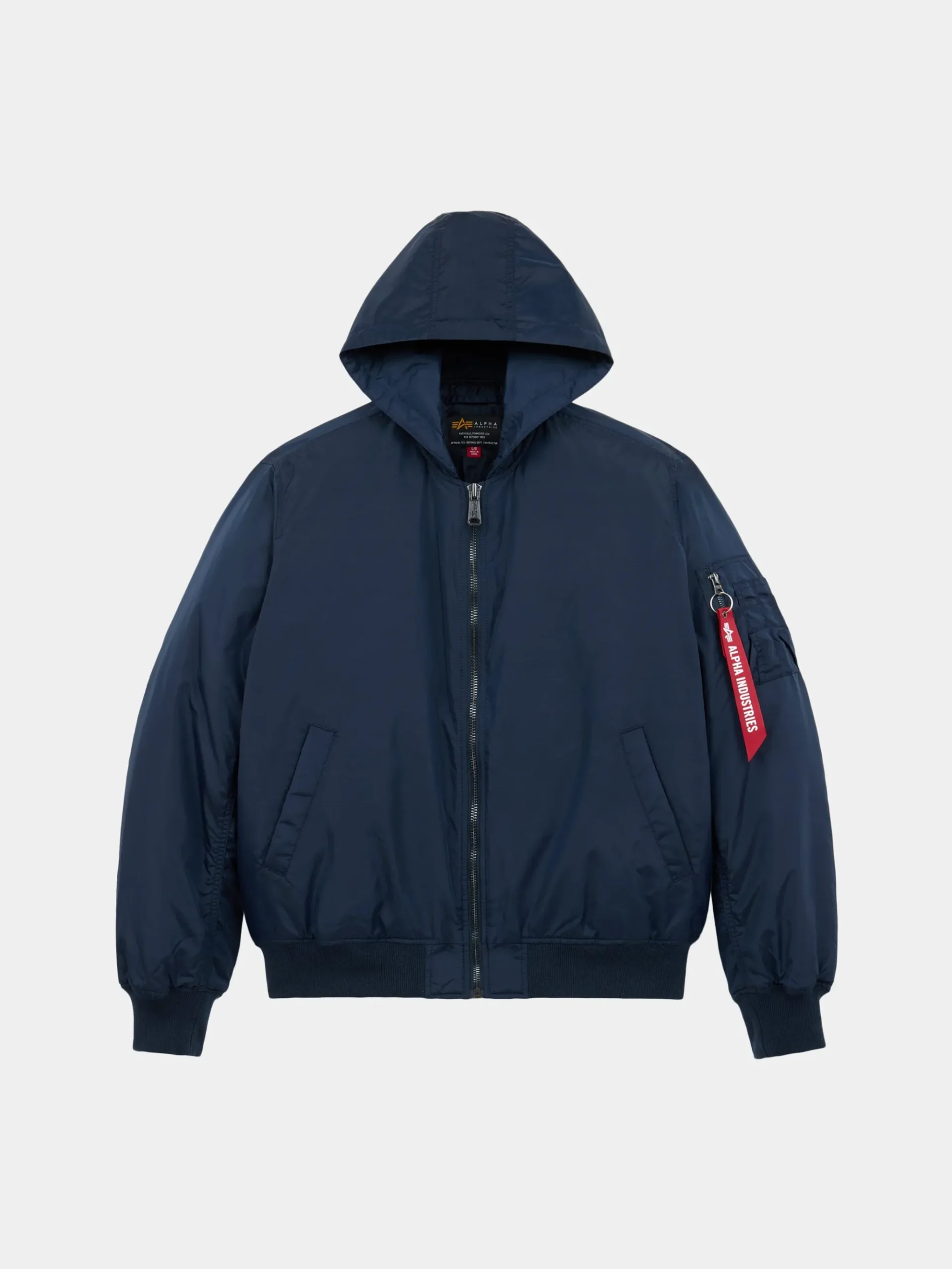 MA-1 HOODED OXFORD FLIGHT JACKET