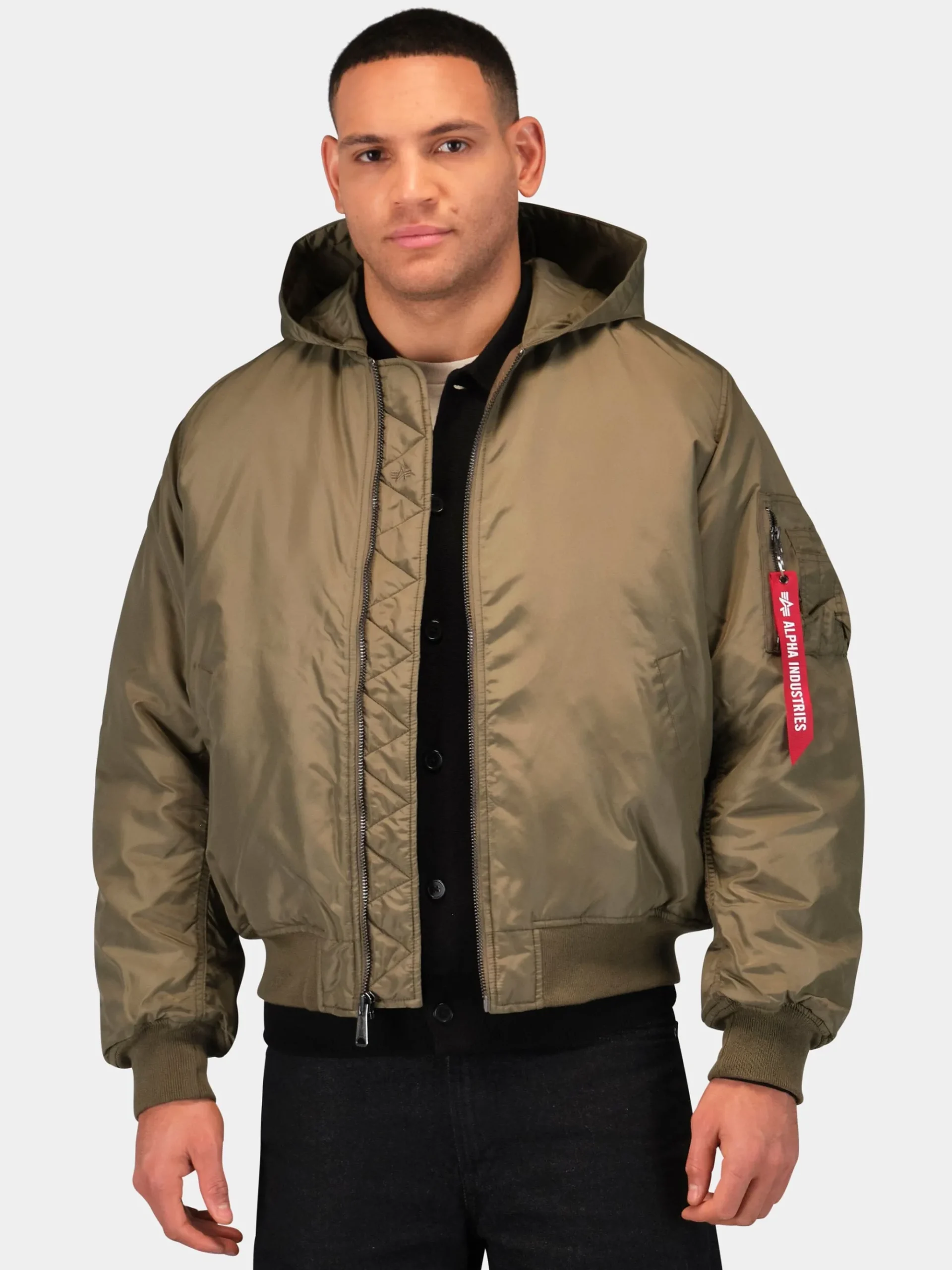 MA-1 HOODED OXFORD FLIGHT JACKET