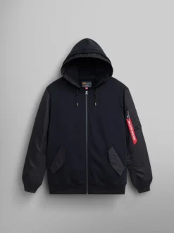 MA-1 ZIP UP HOODIE