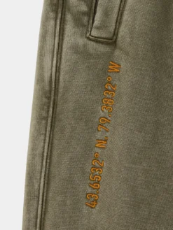 OVO X ALPHA GARMENT DYE FLEECE PANTS