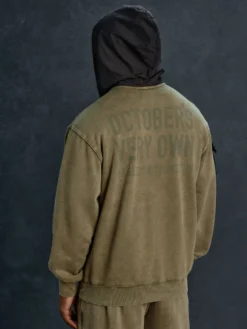 OVO X ALPHA GARMENT DYE HOODIE