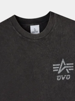OVO X ALPHA GARMENT DYE T-SHIRT
