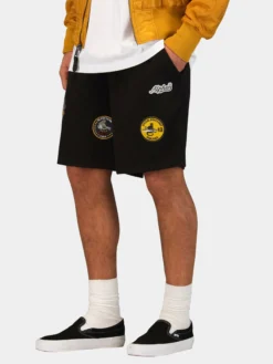 PATCHED JERSEY SHORT