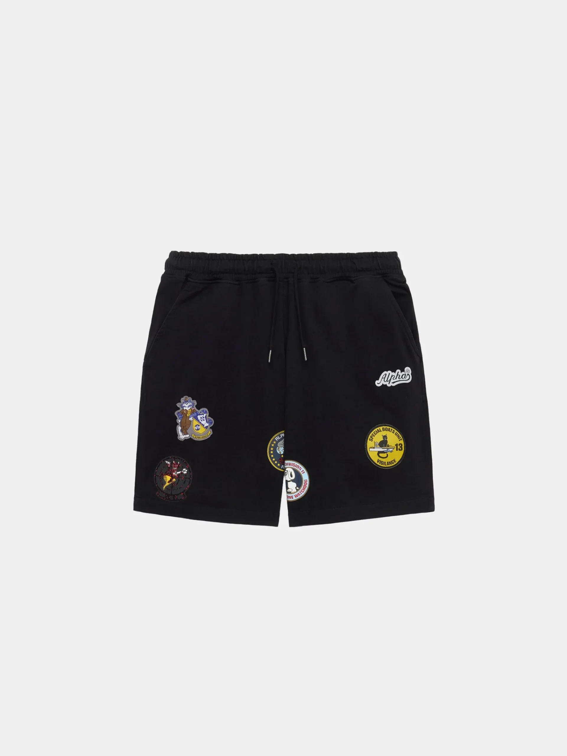 PATCHED JERSEY SHORT