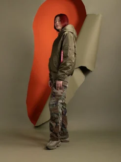 PULL-OVER MA-1 JACKET HOODIE