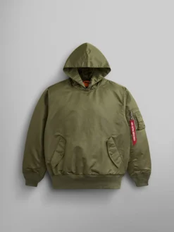 PULL-OVER MA-1 JACKET HOODIE