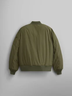 REVERSIBLE ONION QUILTED MA-1 BOMBER JACKET