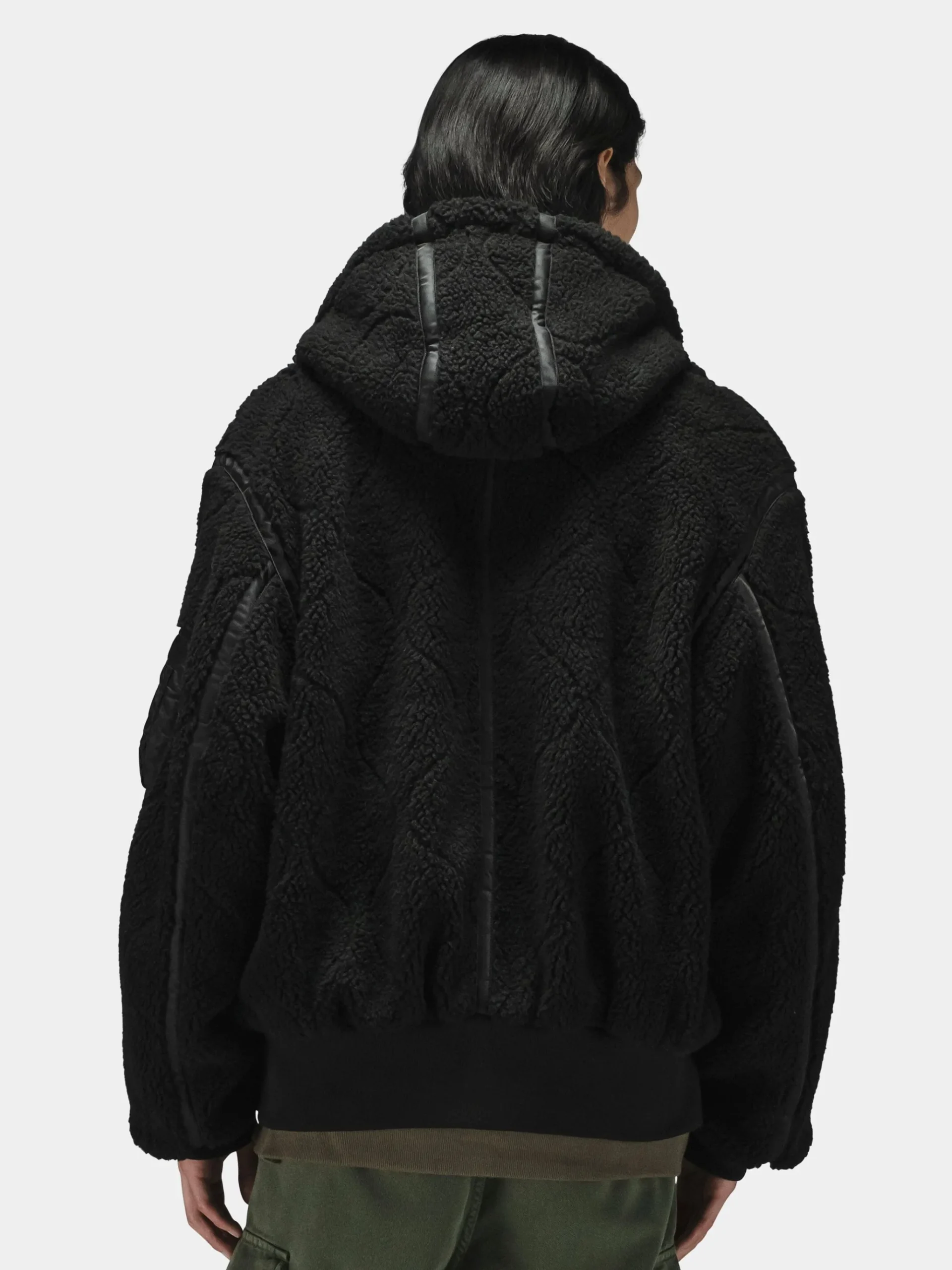 SHERPA ONION QUILTING FLIGHT JACKET