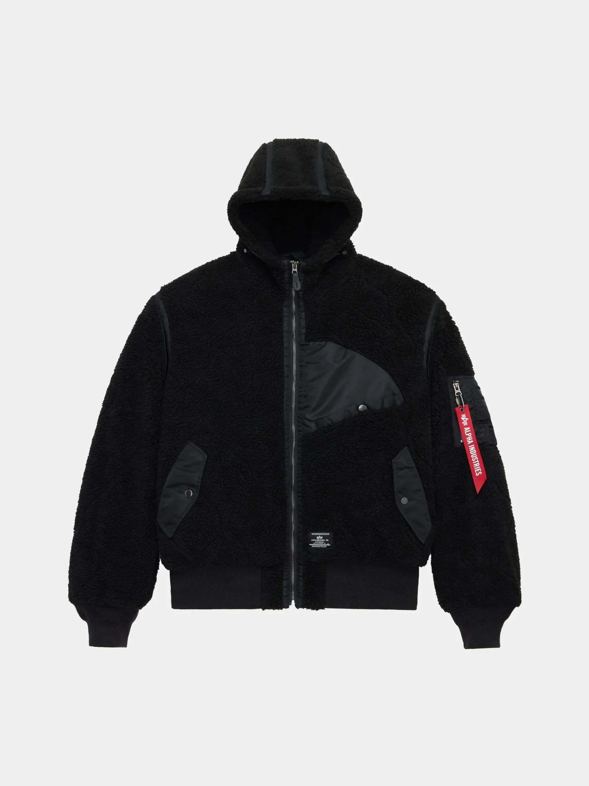 SHERPA ONION QUILTING FLIGHT JACKET