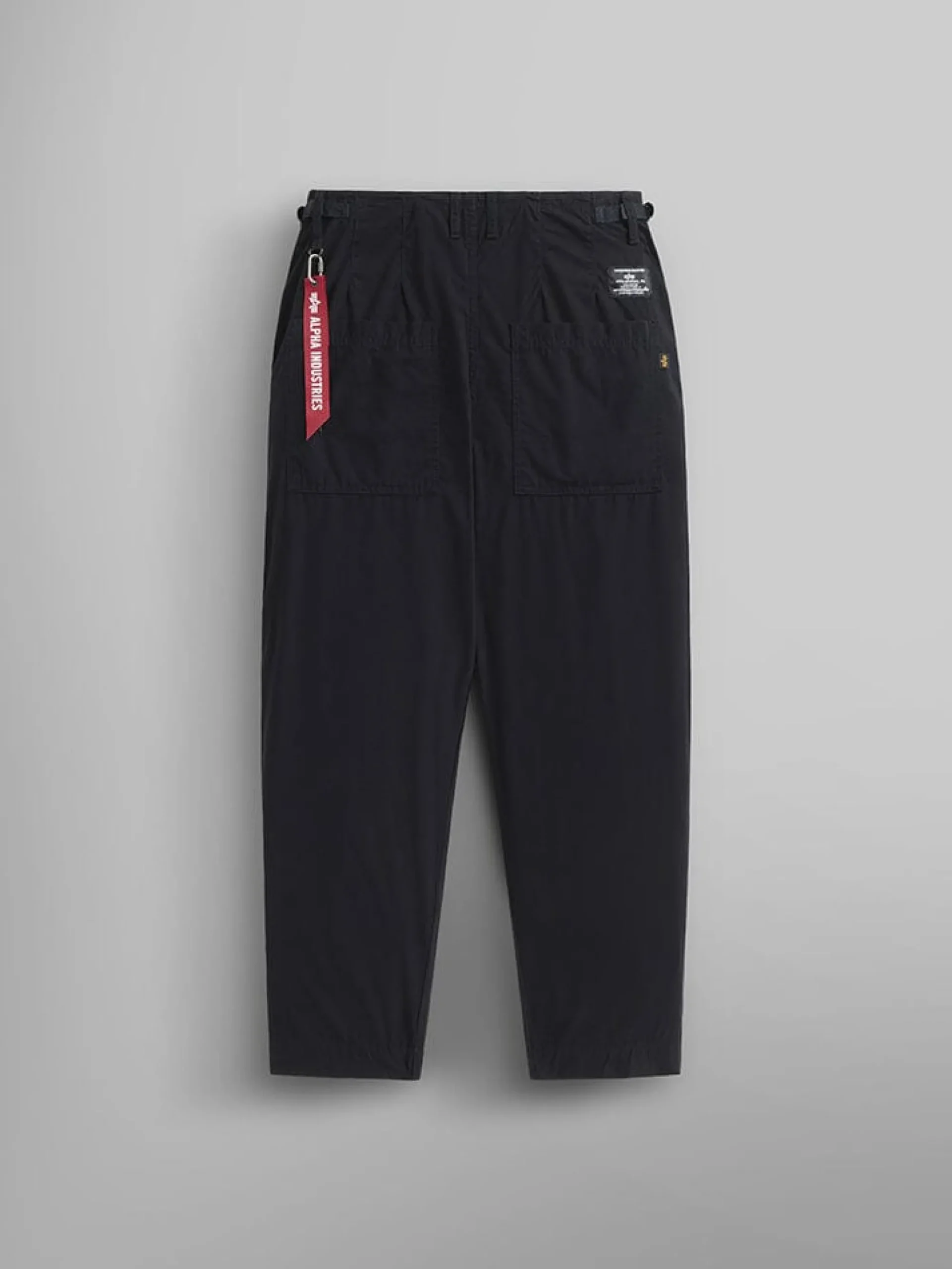 WOMEN'S BARREL LEG PANTS (BLACK)
