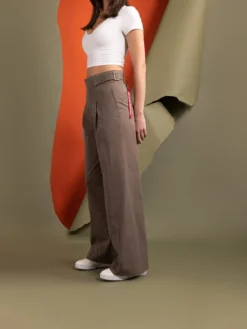 WOMEN'S GURKHA WIDE LEG TROUSER