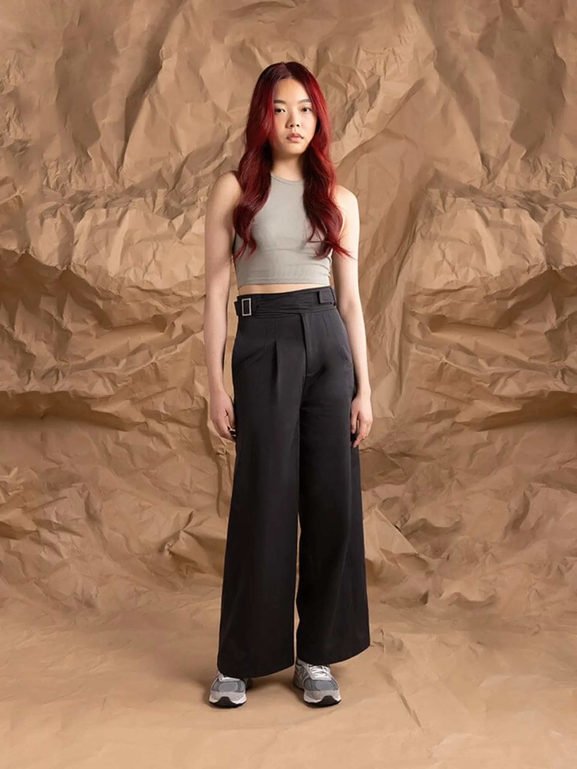 WOMEN'S GURKHA WIDE LEG TROUSER